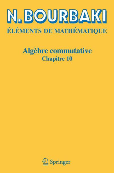 Algèbre commutative