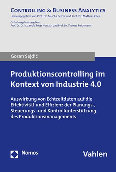 Produktionscontrolling im Kontext von Industrie 4.0