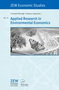 Applied Research in Environmental Economics