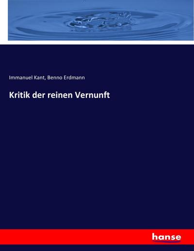 Kritik der reinen Vernunft