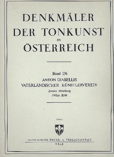Vaterländischer Kunstvereinzweite Abteilung (Wien 1824)  für Klavier