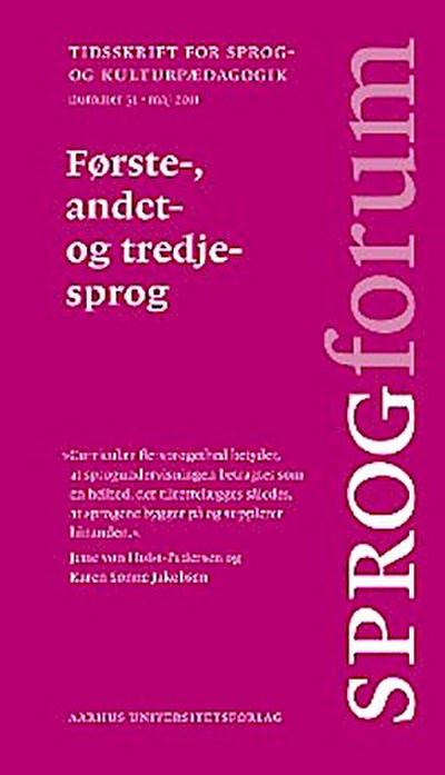 Forste-, andet- og tredjesprog