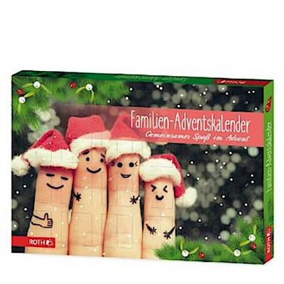 ROTH 80283 Adventskalender Für die Familie, 24 mal Familienspaß, ca. 50 x 35 x 4 cm, bunt