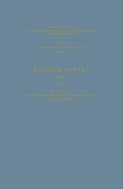 Kölner Papyri