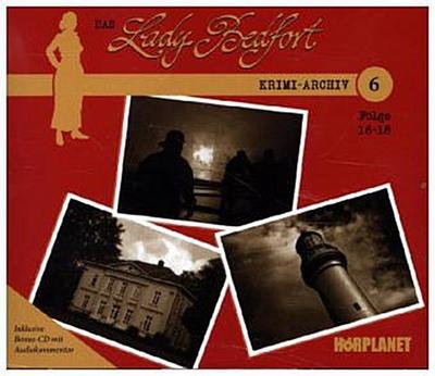 Das Lady Bedfort Krimi-Archiv. Nr.6, 4 Audio-CD