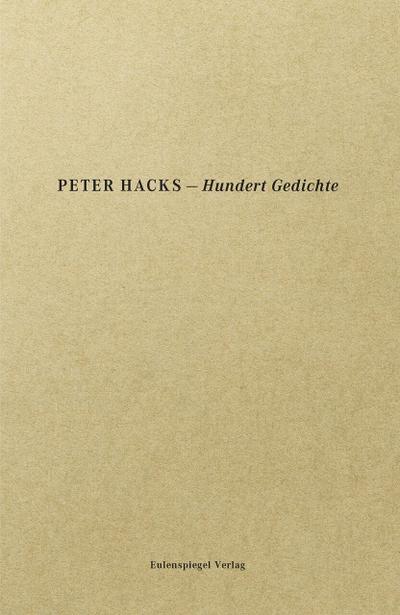 Hundert Gedichte