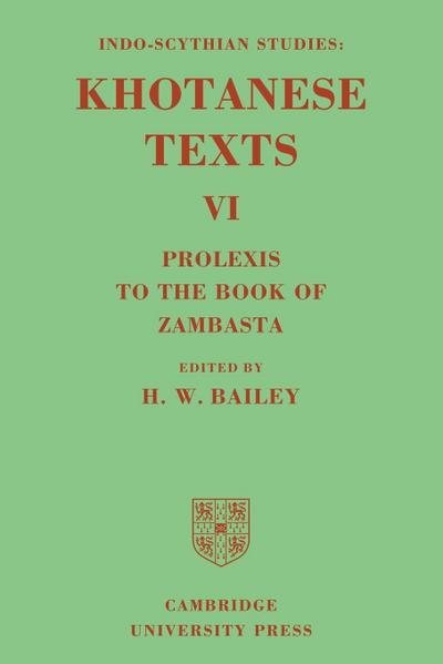 Indo-Scythian Studies, Volume VI