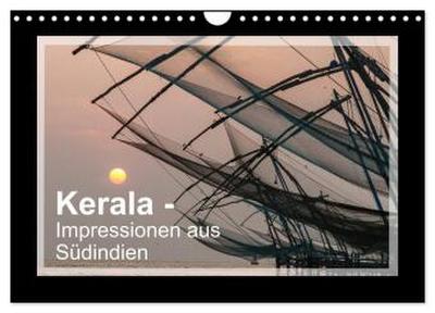Kerala - Impressionen aus Südindien (Wandkalender 2026 DIN A4 quer), CALVENDO Monatskalender