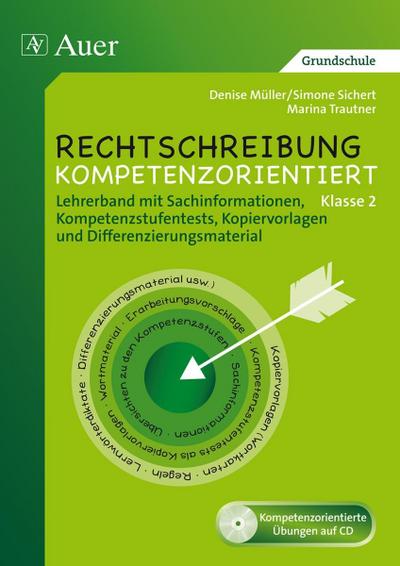 Rechtschreibung kompetenzorientiert Rechtschreibung kompetenzorientiert - Klasse 2 LB, m. 1 CD-ROM