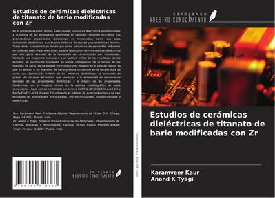 Estudios de cerámicas dieléctricas de titanato de bario modificadas con Zr