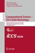 Computational Science - ICCS 2026 Workshops