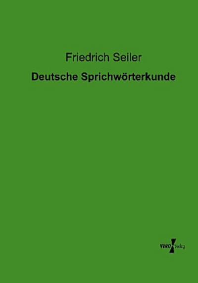 Deutsche Sprichwörterkunde