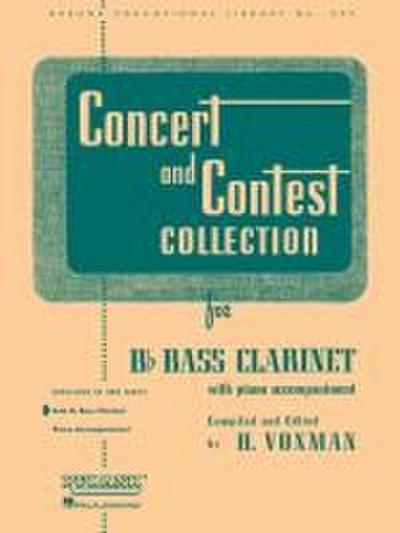 Concert and Contest Collection for BB Bass Clarinet Solo Part Only Rubank Educational Library, Volume 299 Classical and Contest Solos for Bass Clarinetists