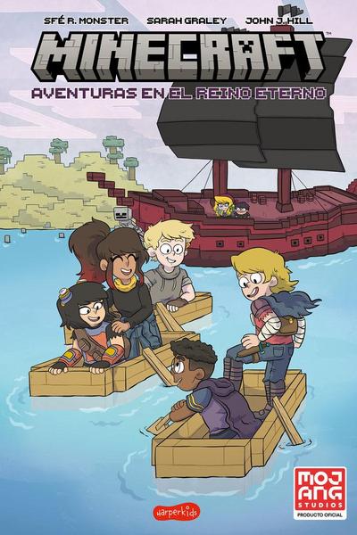 Minecraft Oficial: Aventuras En El Reino Eterno (Cómic) (Official Minecraft: Adv
