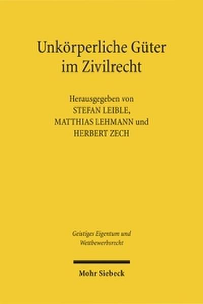 Unkörperliche Güter im Zivilrecht