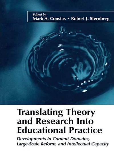 Translating Theory and Research Into Educational Practice