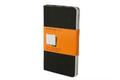 Moleskine Cahier A6, liniert, schwarz, 3er-Set