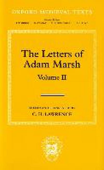 Letters of Adam Marsh, Volume 2