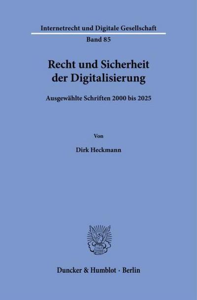 Recht und Sicherheit der Digitalisierung