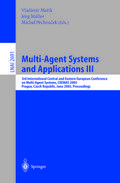 Multi-Agent Systems and Applications III
