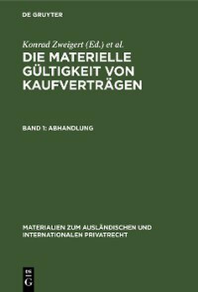 Abhandlung