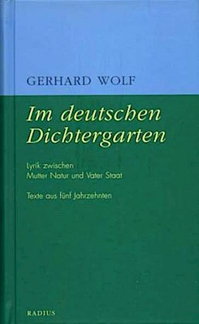 Im deutschen Dichtergarten