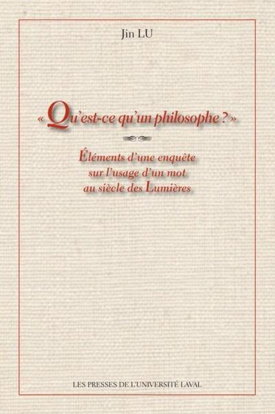 Qu’est-ce qu’un philosophe?