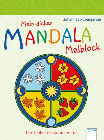Mein dicker Mandala-Malblock - Der Zauber der Jahreszeiten