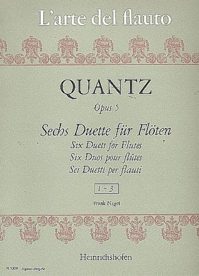 6 Duette op.5,1-3für 2 Flöten
