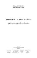 Freud lacan quel avenir