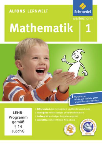 Alfons Lernwelt Lernsoftware Mathematik 1. DVD-ROM