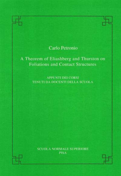 A theorem of Eliashberg and Thurston on foliations and contact structures