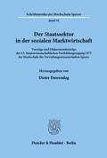 Der Staatssektor in der sozialen Marktwirtschaft.