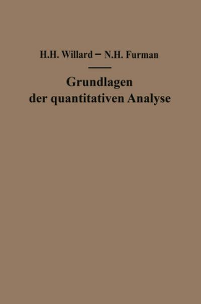 Grundlagen der quantitativen Analyse