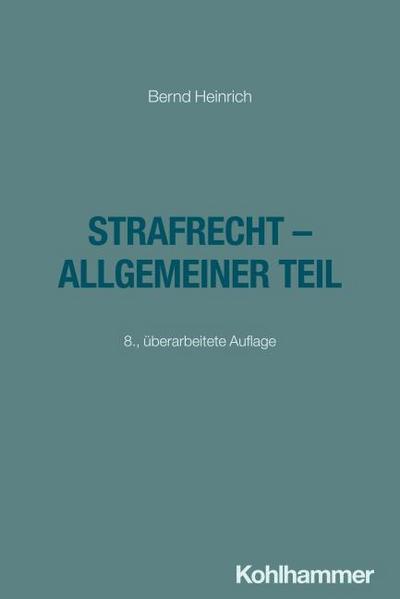 Strafrecht - Allgemeiner Teil