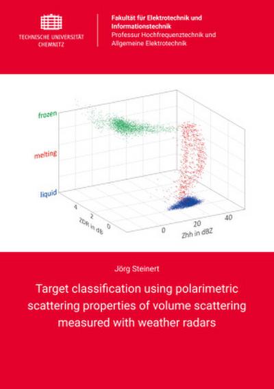 Target classification using polarimetric scattering properties of volume scattering measured with weather radars
