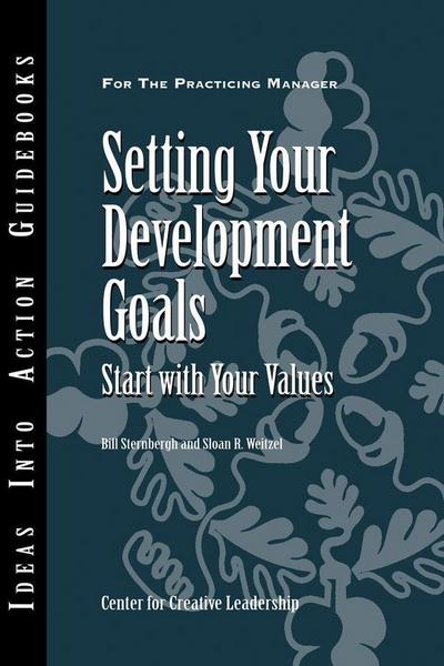 Sternbergh, B: Setting Your Development Goals