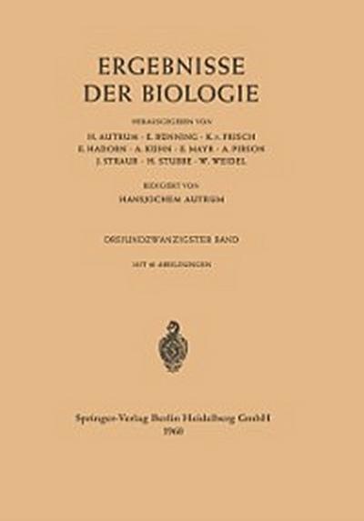 Ergebnisse der Biologie