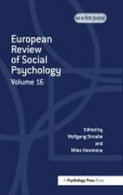 European Review of Social Psychology