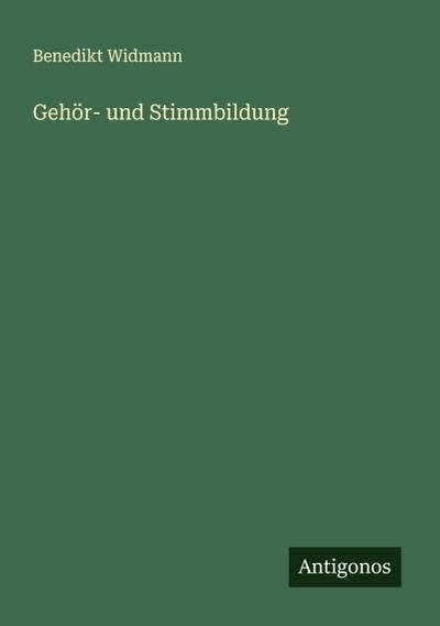 Gehör- und Stimmbildung