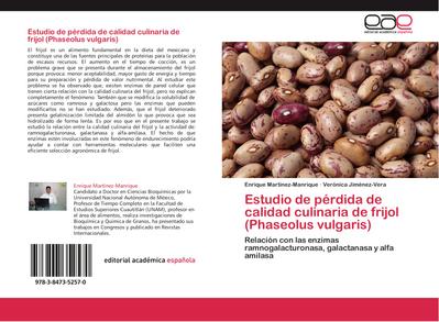 Estudio de pérdida de calidad culinaria de frijol (Phaseolus vulgaris)