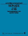 Sonate a-Moll: Wq 132. Flöte.