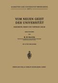 Vom Neuen Geist der Universität
