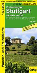 Stuttgart Mittlerer Neckar Rad- und Freizeitkarte