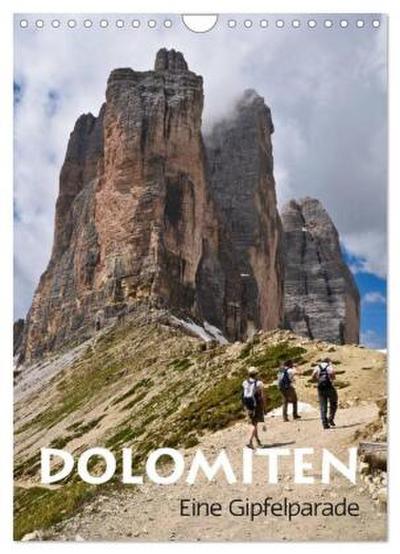 Dolomiten - Eine Gipfelparade (Wandkalender 2026 DIN A4 hoch), CALVENDO Monatskalender