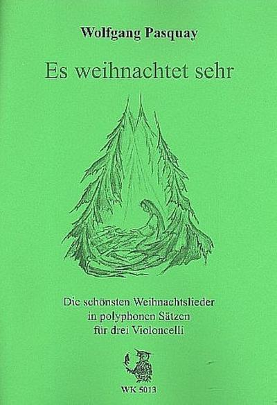 Es weihnachtet sehrfür 3 Violoncelli