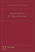 Festschrift für Dr. Klaus Wimmer