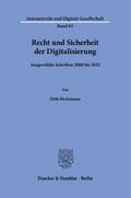 Recht und Sicherheit der Digitalisierung