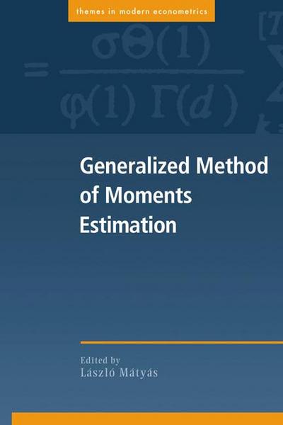 Generalized Method of Moments Estimation