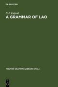 A Grammar of Lao N.J. Enfield Author